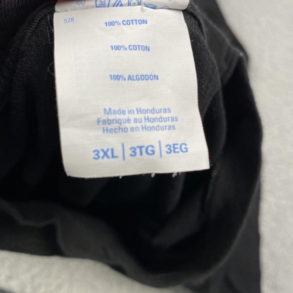 Disney Stitch Shirt Mens 3XL Black Graphic Tee Japanese Katakana 626 Cotton - Picture 7 of 7